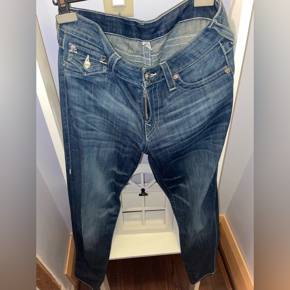 True Religion Mid Rise Jeans with Swarovski Crystals - Picture 2 of 5